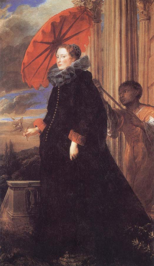 Anthony Van Dyck Marchesa Elena Grimaldi,Wife of Marchese Nicola Cattaneo